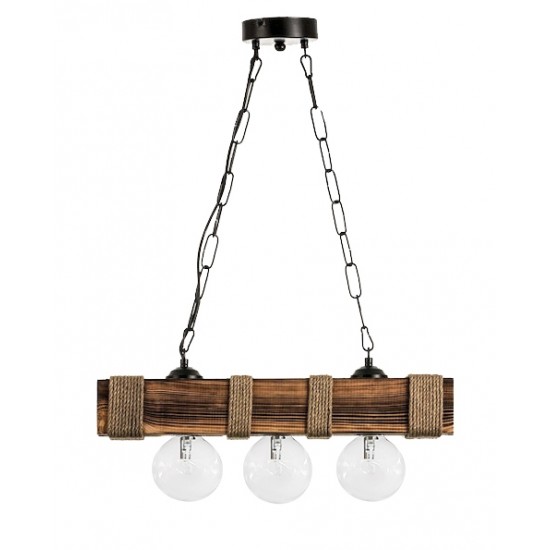 UT-8X8 3L ΔΟΚΑΡΙ WOOD-CHAIN ΚΡΕΜΑΣΤΟ ΧΩΝΕΥΤΑ ΝΤΟΥΙ Ε/27