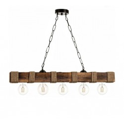 UT-8X8 5L ΔΟΚΑΡΙ WOOD-CHAIN ΚΡΕΜΑΣΤΟ ΧΩΝΕΥΤΑ ΝΤΟΥΙ Ε/27