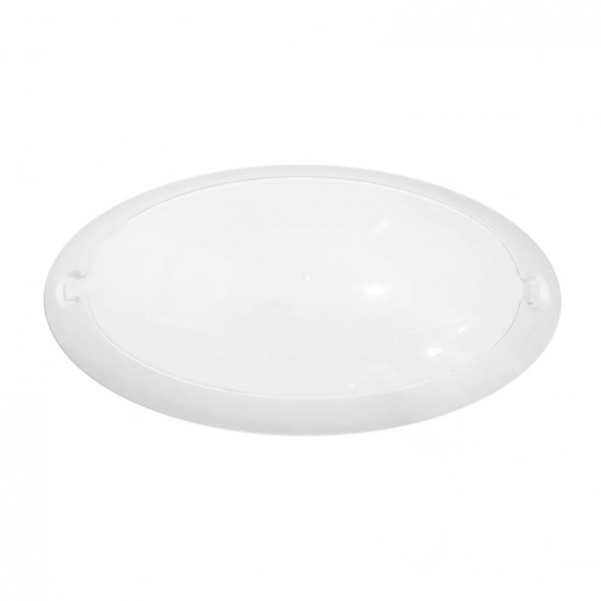 Φωτιστικό τοίχου D-212 WHITE ΕΝΣΩΜΑΤΩΜΕΝΟ LED 12W ΟΒΑΛ