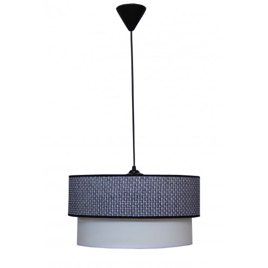 HK-10 BLACK/WHITE Φ40/35 Μοντέρνο Φωτιστικό Κρεμαστό E/27 HK-10 BLACK/WHITE Φ40/35 Μοντέρνο Φωτιστικό Κρεμαστό E/27