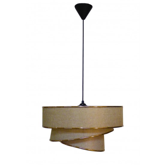 HK-30 ΚΑΦΕ-ΑΜΜΟΥ 1L Φ40 3PLO Μοντέρνο Φωτιστικό Κρεμαστό E/27