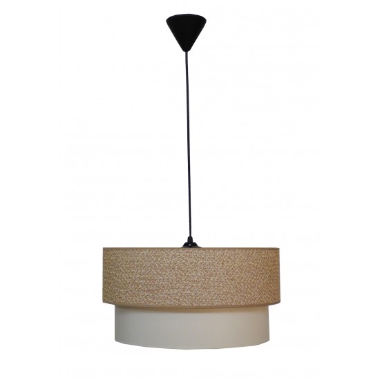 HK-10 ΚΑΦΕ-ΚΡΕΜ Φ40/35 Μοντέρνο Φωτιστικό Κρεμαστό E/27