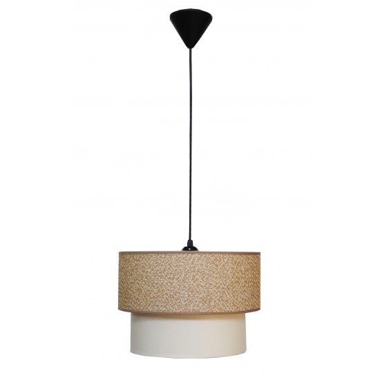 HK-10 ΚΑΦΕ-ΚΡΕΜ Φ30/25 Μοντέρνο Φωτιστικό Κρεμαστό E/27 HK-10 ΚΑΦΕ-ΚΡΕΜ Φ30/25 Μοντέρνο Φωτιστικό Κρεμαστό E/27