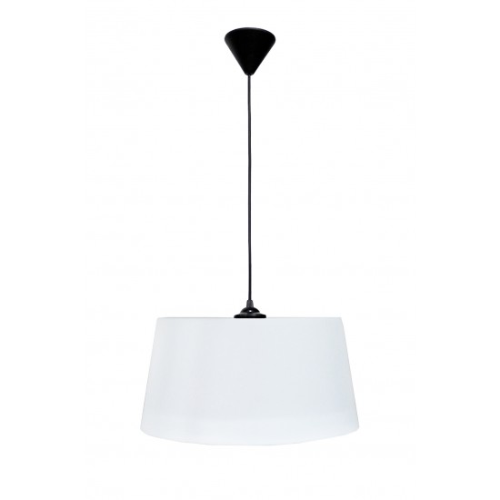 DRUM 1L BL-WHITE Φ35 PENDEL ΚΡΕΜΑΣΤΟ ΠΛΑΣΤΙΚΟ Ε/27