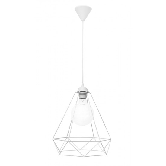 DM-01 NEW 1L WHITE METAL Μοντέρνο φωτιστικό