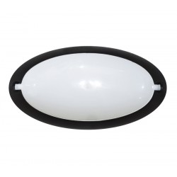 D-212 BLACK ΕΝΣΩΜΑΤΩΜΕΝΟ LED 12W ΟΒΑΛ