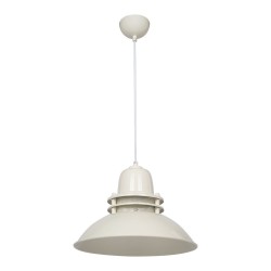 ΚΡΕΜΑΣΤΟ VINTAGE ΠΥΡΟΦΑΝΙ ΜΕΤΑΛΛΙΚΟ ZOE 1/L CREAM  Ε/27