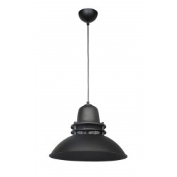 ΚΡΕΜΑΣΤΟ VINTAGE ΠΥΡΟΦΑΝΙ ΜΕΤΑΛΛΙΚΟ ZOE 1/L BLACK  Ε/27