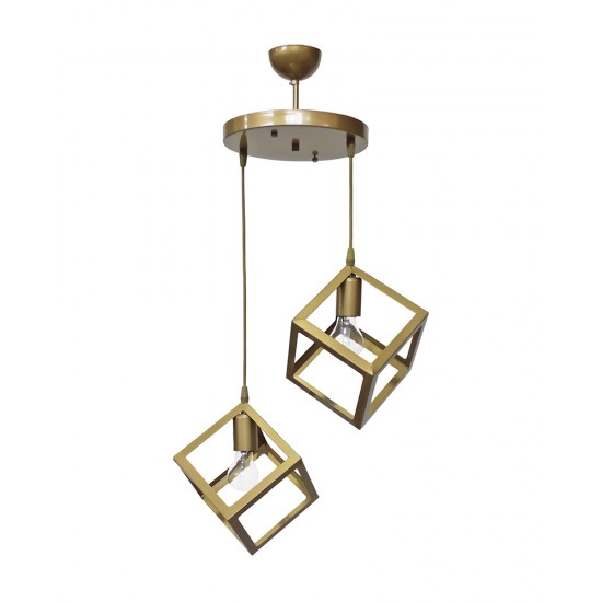 KYVOS/2L GOLD MAT PENDEL 2/L ΚΡΕΜΑΣΤΟ ΜΕΤ.