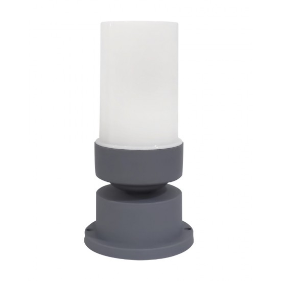 D-06E GREY Δαπέδου/εδάφους H23CM φωτιστικό Ε/27 γκρί