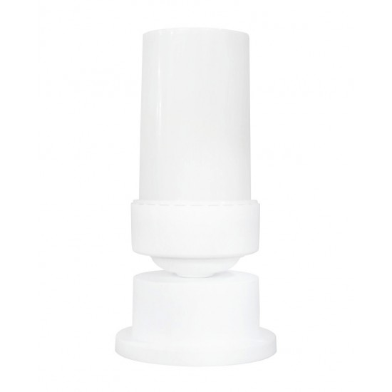 D-06E WHITE Δαπέδου/εδάφους H23CM φωτιστικό λευκό Ε/27