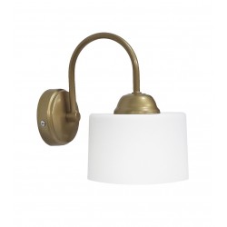 DRUM/AP-A- WHITE-GOLD ΑΠΛΙΚΑ E/27