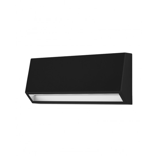 Φωτιστικό επιτοίχιο HER-03 LED BLACK IP65 εξωτερικού χώρου