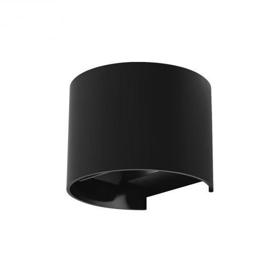 Φωτιστικό επιτοίχιο HER-04R BLACK εξωτερικού χώρου