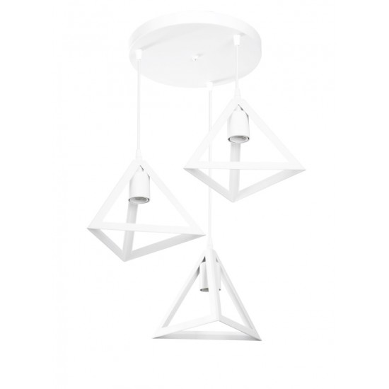 GIZA/3 WHITE PENDEL 3L ΚΡΕΜΑΣΤΟ PLASTIC