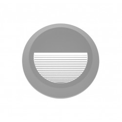 Φωτιστικό επιτοίχιο πλαφονιέρα HER-05 LED GREY εξωτερικού χώρου