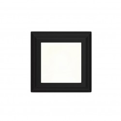 Φωτιστικό επιτοίχιο πλαφονιέρα HER-09 LED BLACK εξωτερικού χώρου