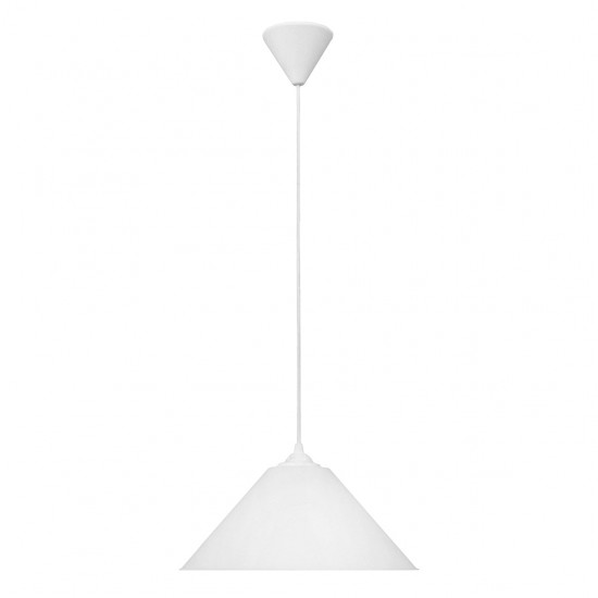 Κρεμαστό φωτιστικό CONOS/30 1L WHITE PLASTIC E/27
