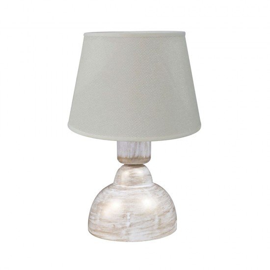 ΠΟΡΤΑΤΙΦ ΚΩΝΙΚΟ ΑΜΠΑΖΟΥΡ TL-09 Ø20 WH-BR/KΡΕΜ Ε/27