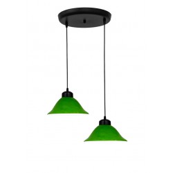 GREEN PENDEL 2/L φωτιστικό οροφής/κρεμαστό ανισόπεδο Ε/27
