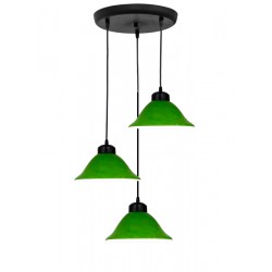 GREEN PENDEL 3/L φωτιστικό οροφής/κρεμαστό ανισόπεδο Ε/27