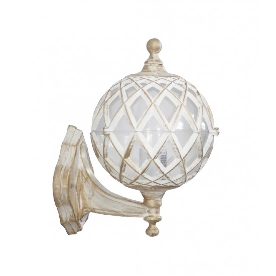 Φωτιστικό επιτοίχιο LP-520AΝ WHITE-BRONZE