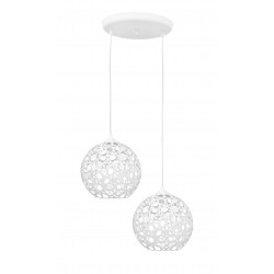 TUNIS/25 PENDEL 2/L WHITE Κρεμαστό φωτιστικό