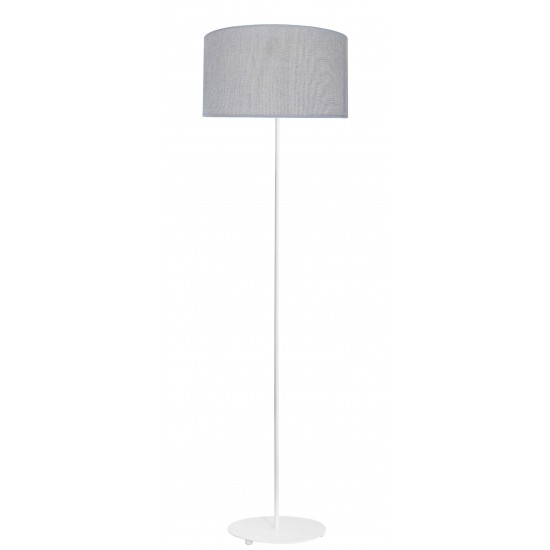 ΗFLB-04 FLOOR LAMP WH-ΓΚΡΙ ΟΡΘΟΣΤΑΤΗΣ