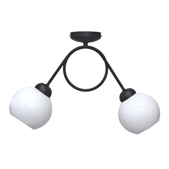 S-20CE OPAL 2/L ΟΡΟΦΗΣ BLACK-WH METAL-GLASS
