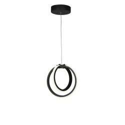 VENUS-20 PENDANT LED BLACK 24W ΦΩΤΙΣΤΙΚΟ LED