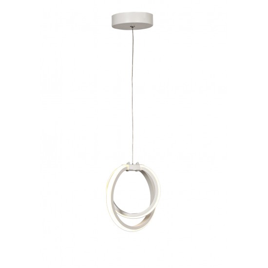 VENUS-20 PENDANT LED WHITE 24W ΦΩΤΙΣΤΙΚΟ LED ΚΡΕΜΑΣΤΟ