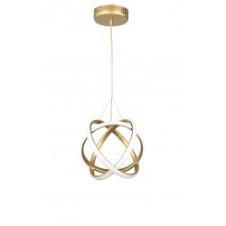 ATOMIC-25 GOLD LED 42W ΦΩΤΙΣΤΙΚΟ LED ΚΡΕΜΑΣΤΟ