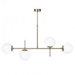 LUNA 4/L RAGA GOLD MAT-WHITE ΠΟΛΥΦΩΤΟ ΟΡΟΦΗΣ