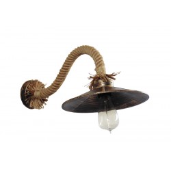 Φωτιστικό επιτοίχιο UT-150AP ROPE UT-BRONZE