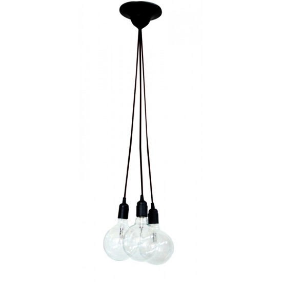 Κρεμαστό φωτιστικό KA-01TS 3/L BLACK CABLE