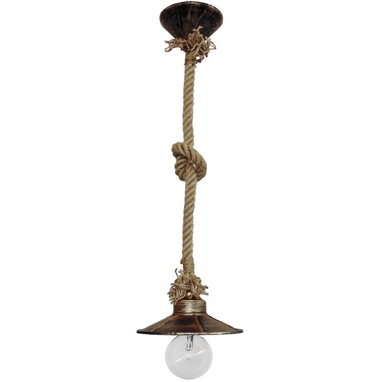 Κρεμαστό φωτιστικό LP-150K-S- ROPE UT-BRONZE Κρεμαστό φωτιστικό LP-150K-S- ROPE UT-BRONZE