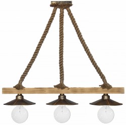 Φωτιστικό κρεμαστό  UT-150 ROPE 3L RAGA