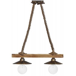 Φωτιστικό κρεμαστό  UT-150 ROPE 2L RAGA