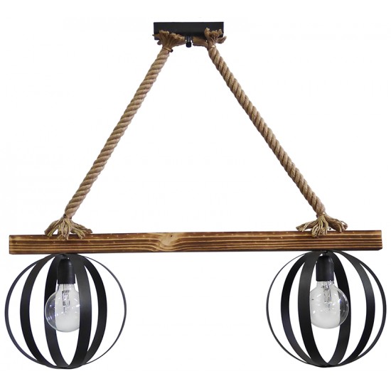 Φωτιστικό ράγα LAMA RAGA 2/L ROPE UT-BL Φωτιστικό ράγα LAMA RAGA 2/L ROPE UT-BL