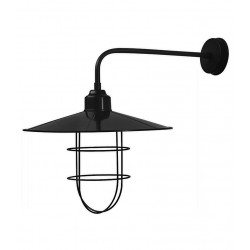 Φωτιστικό επιτοίχιο AS-191AP 1L  BLACK