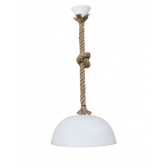 Κρεμαστό φωτιστικό SFERA/30 1L ROPE UT-WHITE