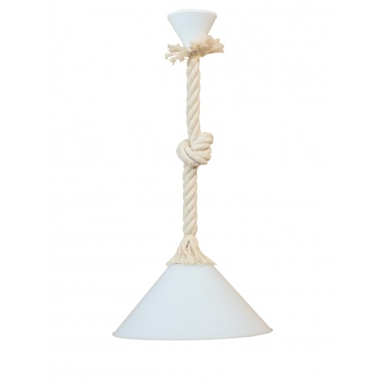 MACRAME CONOS/30 1L ROPE MAC-WHITE MACRAME CONOS/30 1L ROPE MAC-WHITE
