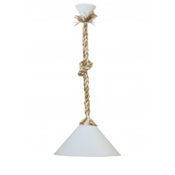 Κρεμαστό φωτιστικό CONOS/30 1L ROPE MIX-WHITE