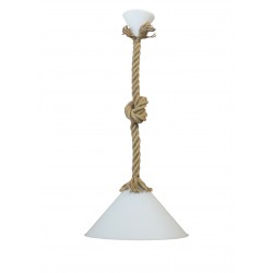 Κρεμαστό φωτιστικό CONOS/30 1L ROPE UT-WHITE