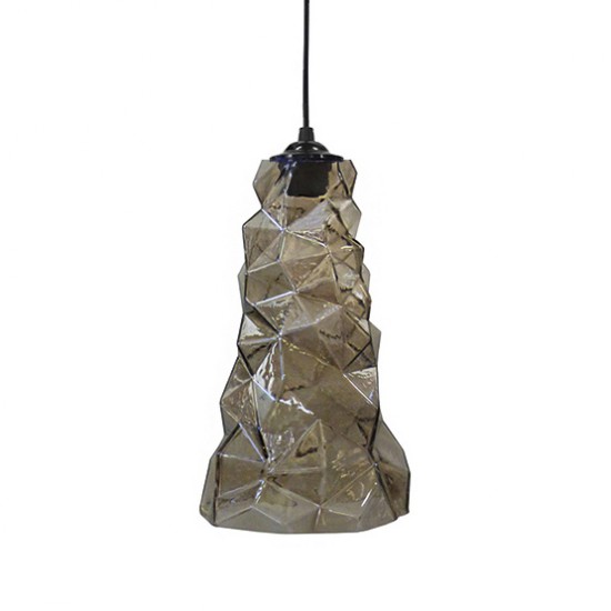 Κρεμαστό φωτιστικό GL-5030/18 1L FUME  ICE