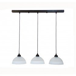 Φωτιστικό /οροφής ράγα  GL-1020RAGA 3L CE BL-WHITE