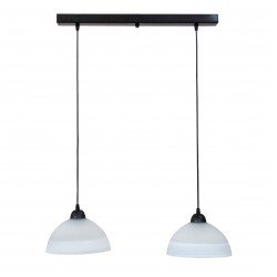 Φωτιστικό /οροφής ράγα  GL-1020RAGA 2L CE BL-WHITE