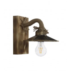 Φωτιστικό τοίχου ROPE-WOOD R-150ΑΡ-S-