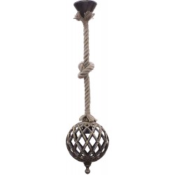 Κρεμαστό φωτιστικό LP-520K 1L ROPE UT-BRONZE