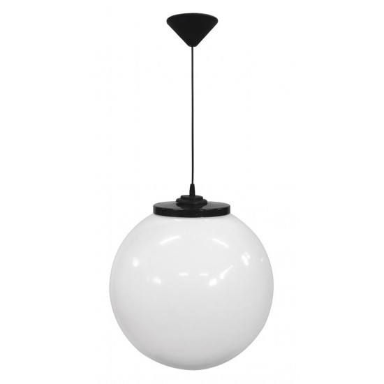 Φωτιστικό Κρεμαστό LP-100K Φ40 1L BLACK